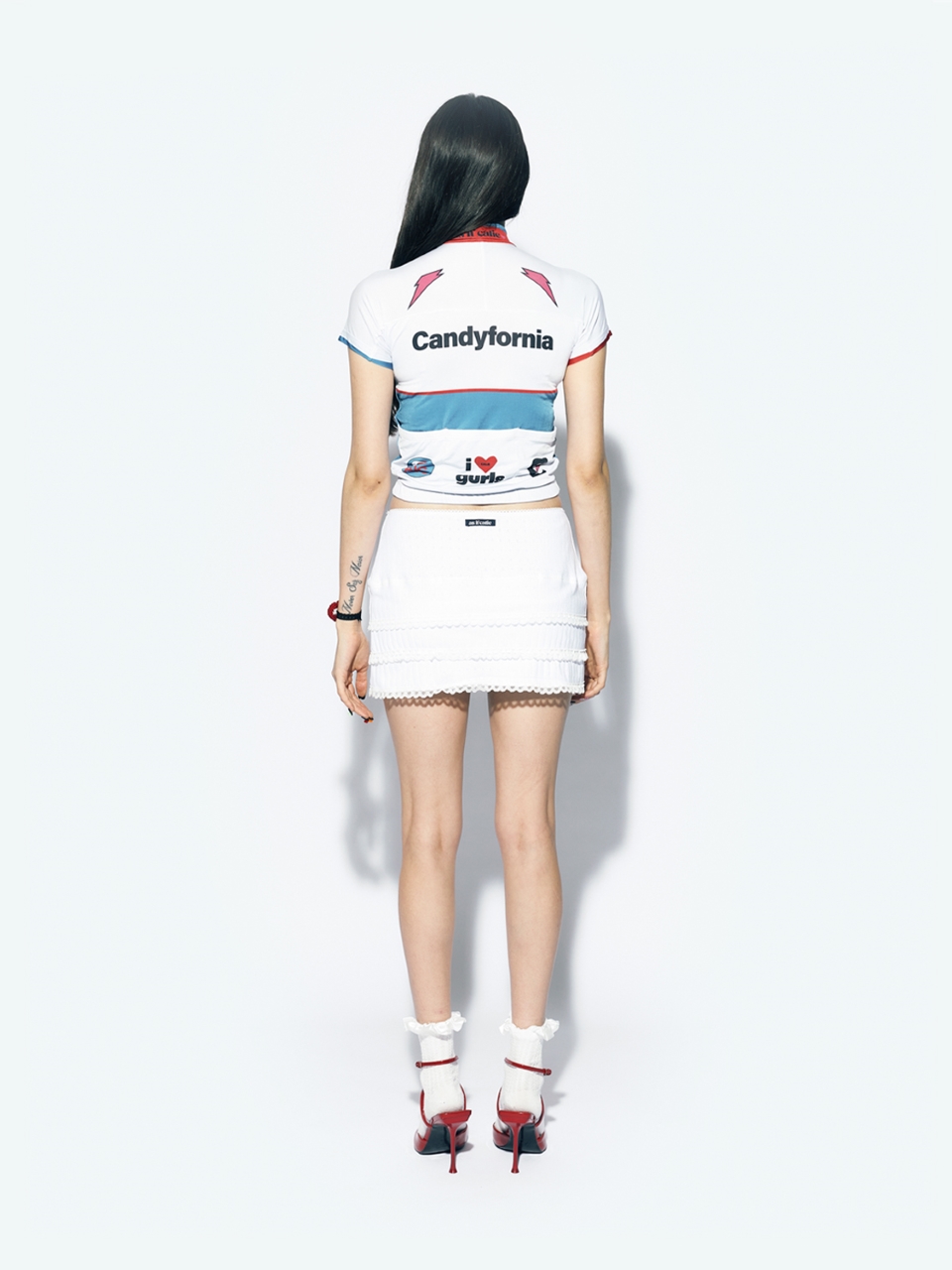 ZIPUP BICYCLE JERSEY WHITE - 에즈이프캘리(asifCALIE)