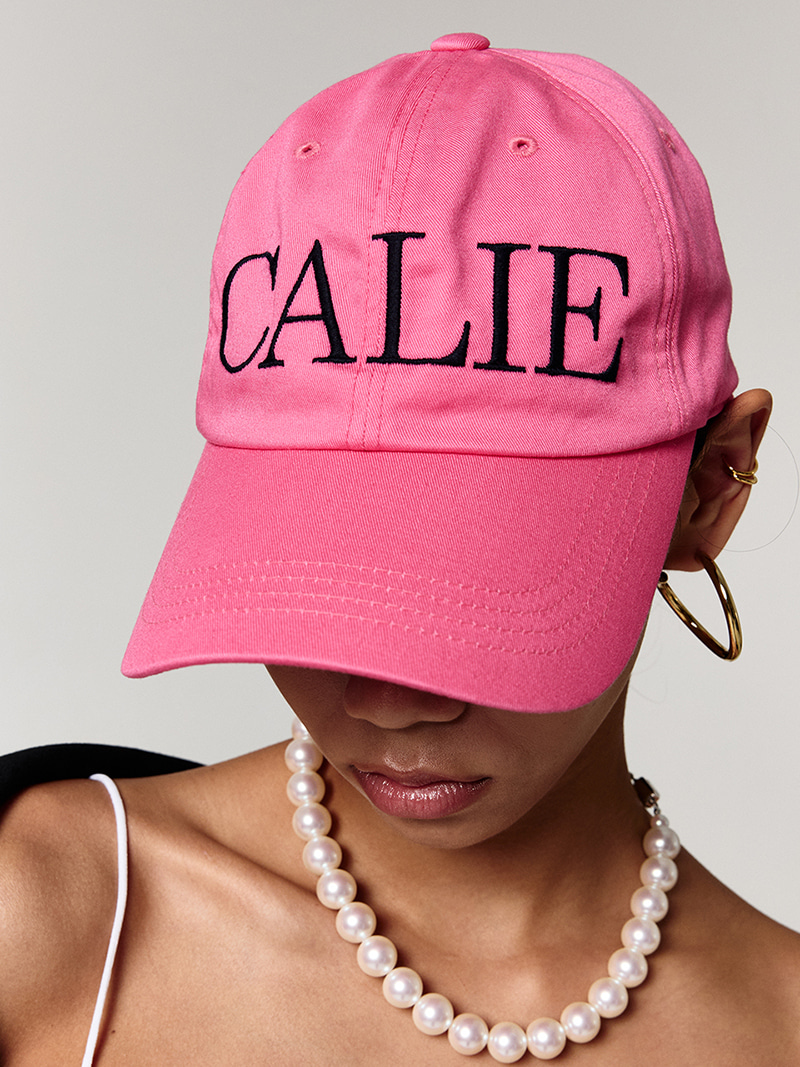 CALIE BASIC BALL CAP PINK -asif_CALIE-